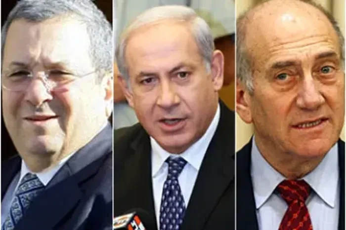 يقود إسرائيل نحو حرب أهلية.. "أولمرت وباراك" يدعوان للإطاحة بـ"نتنياهو"